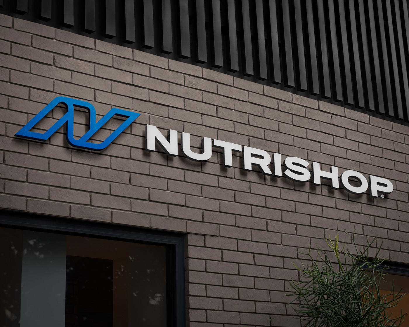 Nutrishop Store Logo Sign